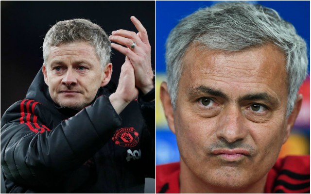solskjaer mourinho man utd