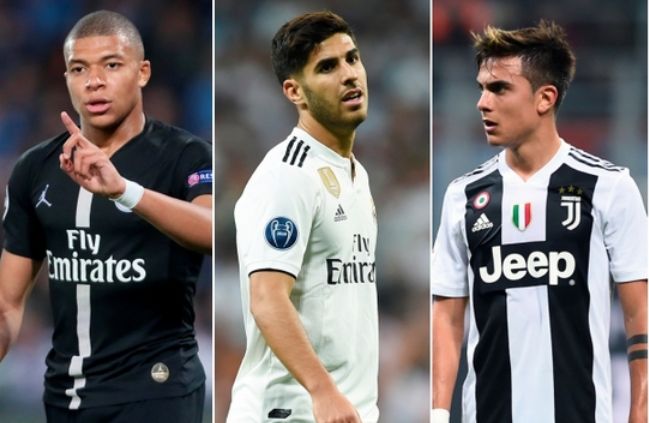 mbappe asensio dybala