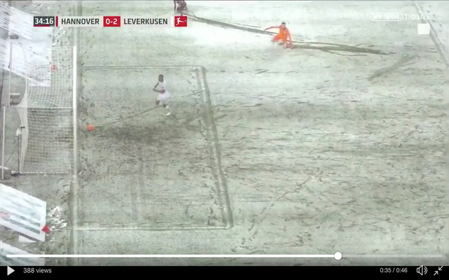 Drama-in-Bundesliga-as-ball-stops-on-goal-line-because-of-snow