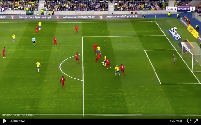 Firmino's-insane-layoff-to-Paqueta-for-Brazil