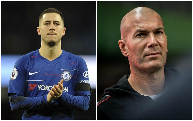 hazard-and-zinedine-zidane