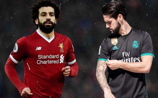 salah isco liverpool real madrid