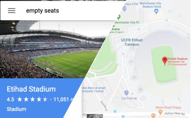 man city google maps search