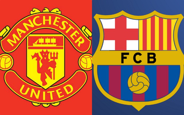 man utd barca news