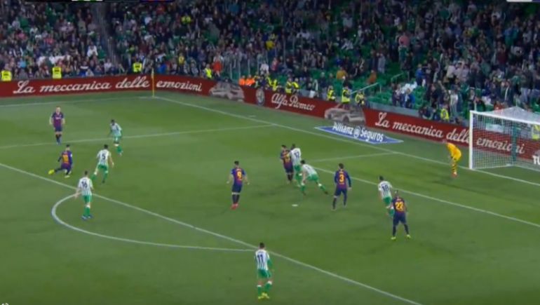 messi lob hat trick video