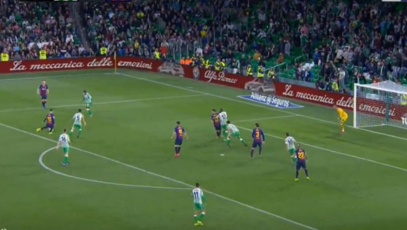 messi lob hat trick video