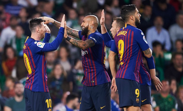 messi vidal suarez barcelona
