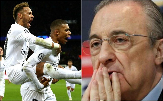 neymar mbappe perez real madrid