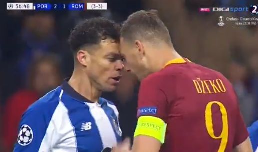 pepe vs dzeko video