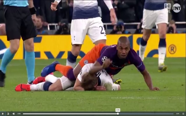 Fernandinho-appears-to-elbow-Kane