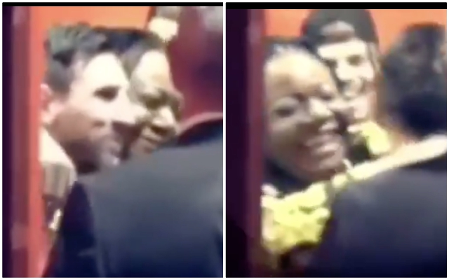 Lukaku's mum meeting Messi
