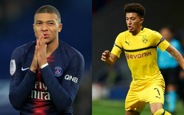 kylian mbappe jadon sancho