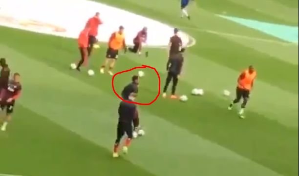 anthony martial warmup
