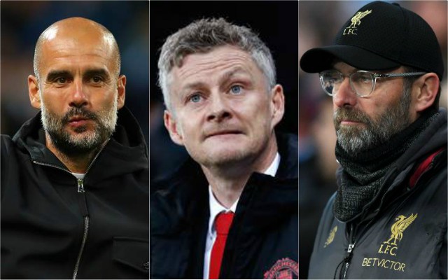 pep guardiola ole gunnar solskjaer jurgen klopp