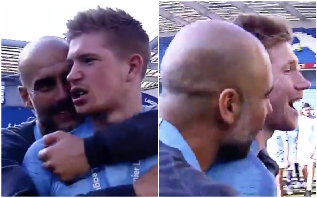 De Bruyne Guardiola Man city