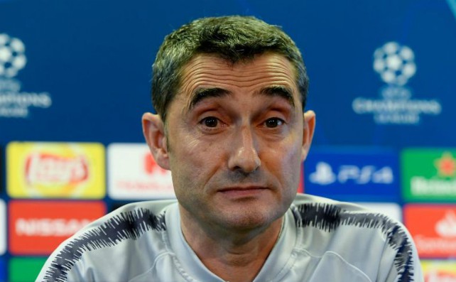 Barcelona manager Ernesto Valverde