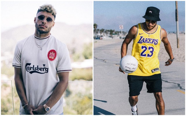 Alex Oxlade-Chamberlain on holiday in LA