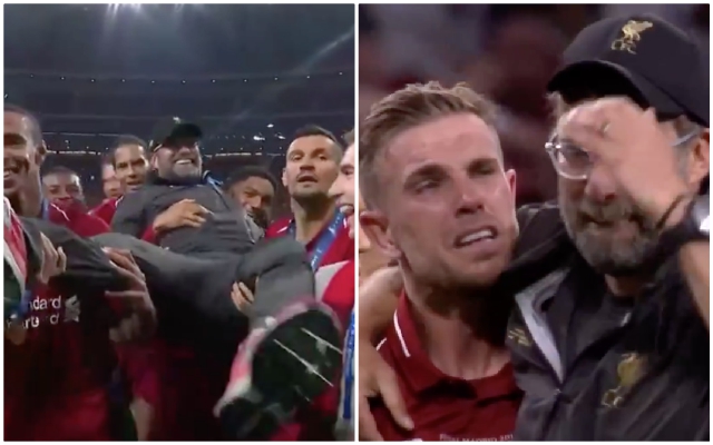 Klopp Liverpool celebrations