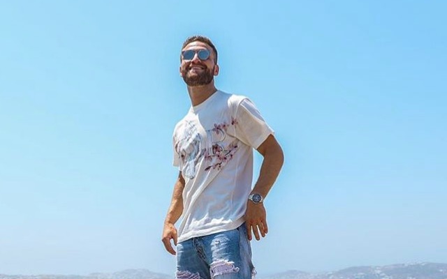 Shkodran Mustafi on holiday in 2019