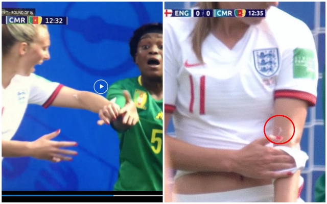 Toni-Duggan-spat-on-by-Cameroon-player