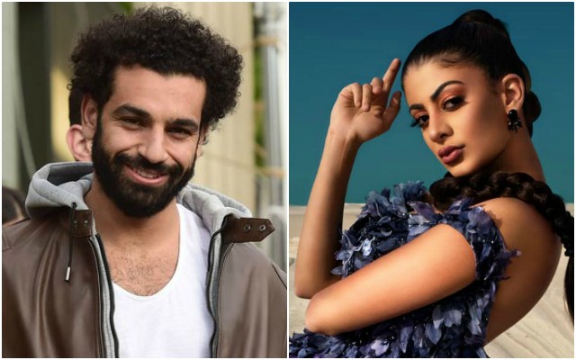 Mohamed Salah and model Merhan Keller