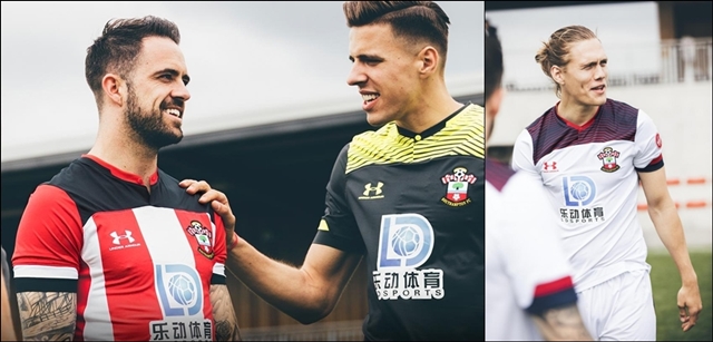 All three Southampton outfield shirts for the 2019/2020 season