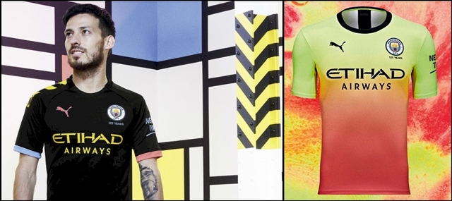 Manchester City Away and Third shirts 2019/2020