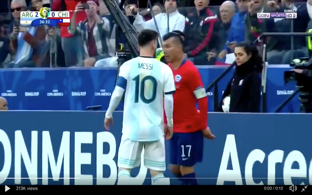 Messi-sent-off-for-Argentina-vs-Chile