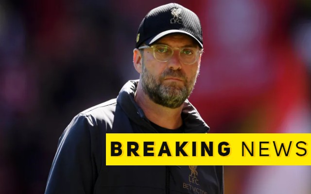 breaking news liverpool manager jurgen klopp
