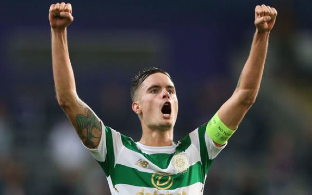 Mikael Lustig in action for Celtic