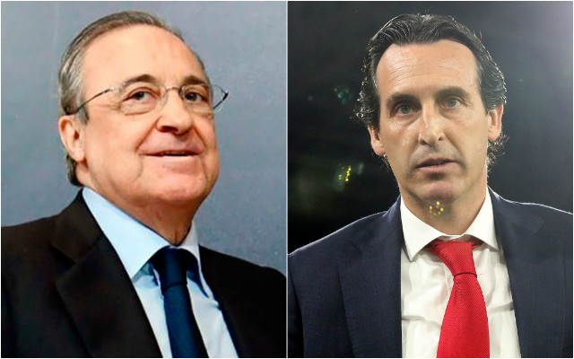 florentino perez unai emery arsenal real madrid