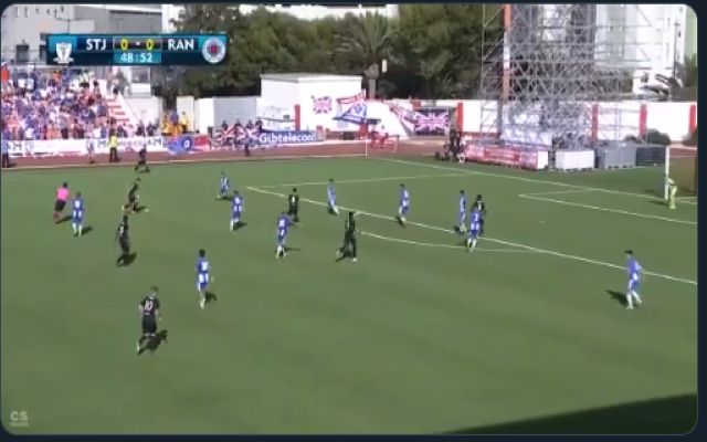 Rangers goal vs St Josephs