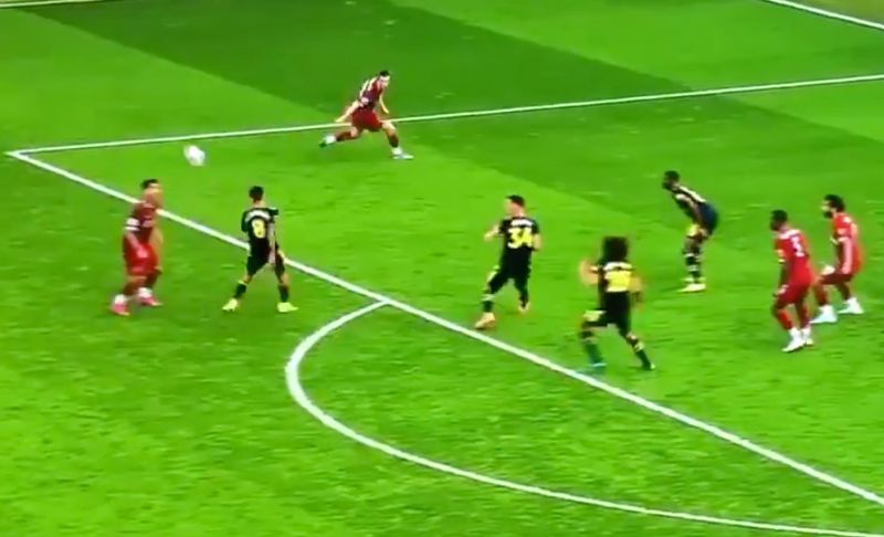 Firmino skill Ceballos Liverpool Arsenal
