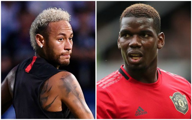 Neymar and Paul Pogba