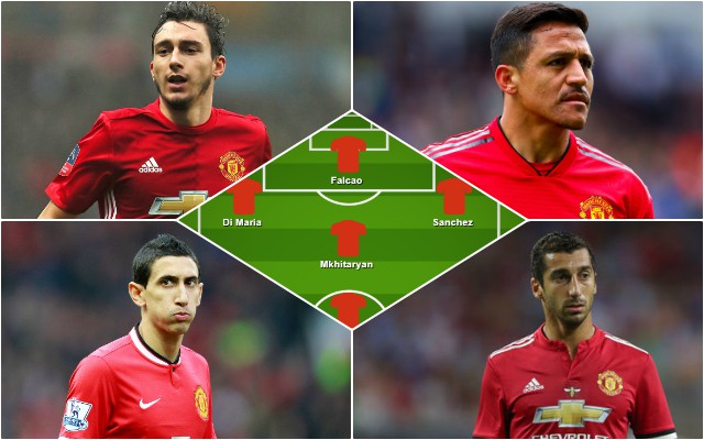 darmian sanchez di maria mkhitaryan man utd