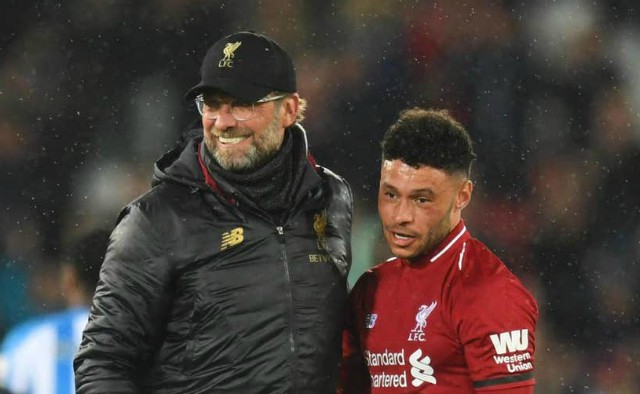 jurgen klopp alex oxlade-chamberlain liverpool
