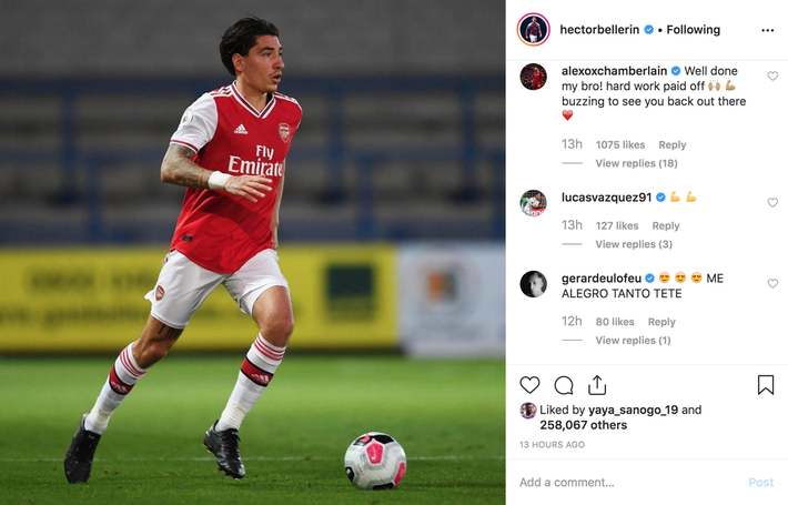 Oxlade-Chamberlain-message-to-Bellerin