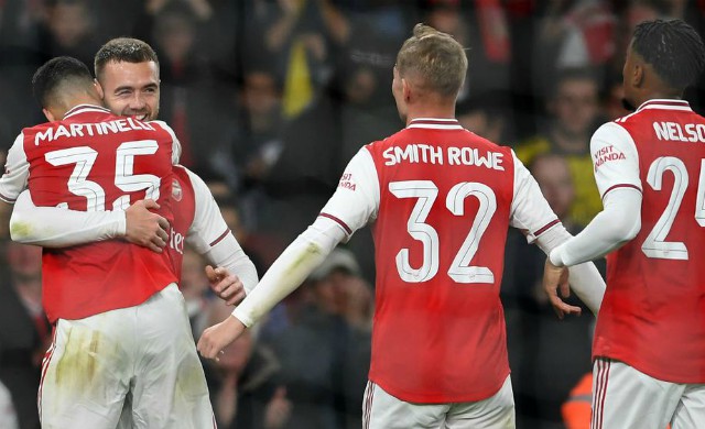 chambers martinelli smith rowe nelson arsenal