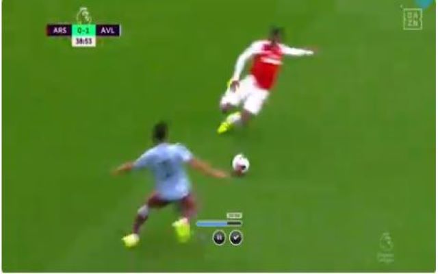 maitland-niles-red-card