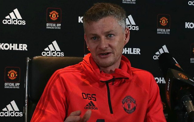 mufc solskjaer presser
