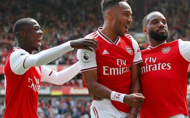 pepe aubameyang lacazette arsenal