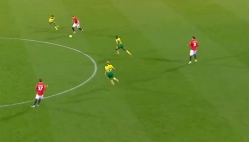 norwich goal vs man utd
