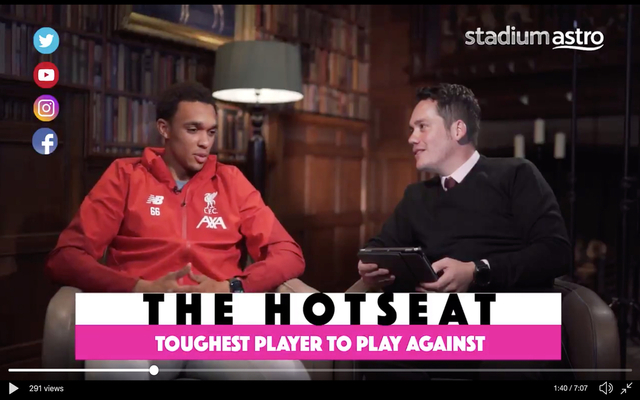Video-Alexander-Arnold-reveals-toughest-player