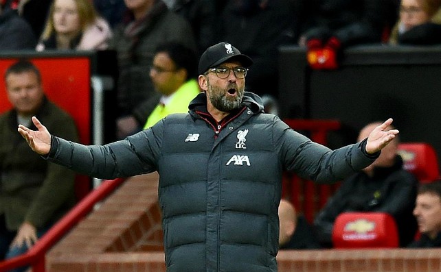 jurgen klopp liverpool man utd old trafford