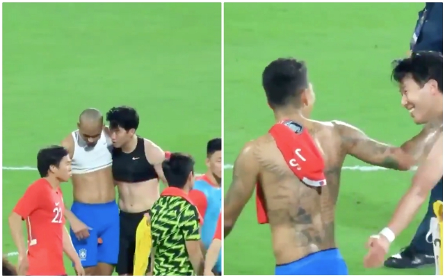 Fabinho-and-Firmino-chat-to-Son