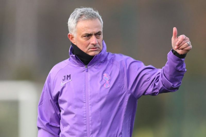 Mourinho-Tottenham-training