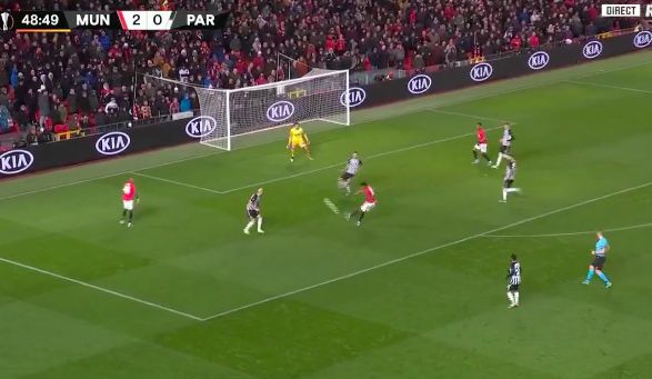 rashford partizan goal