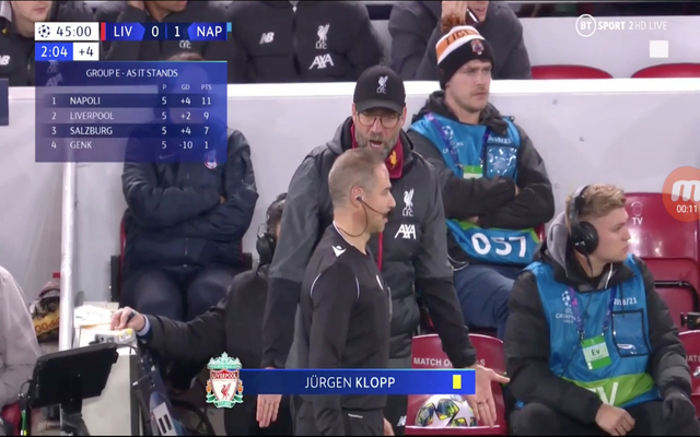 Video-Klopp-shown-yellow-card-against-Napoli
