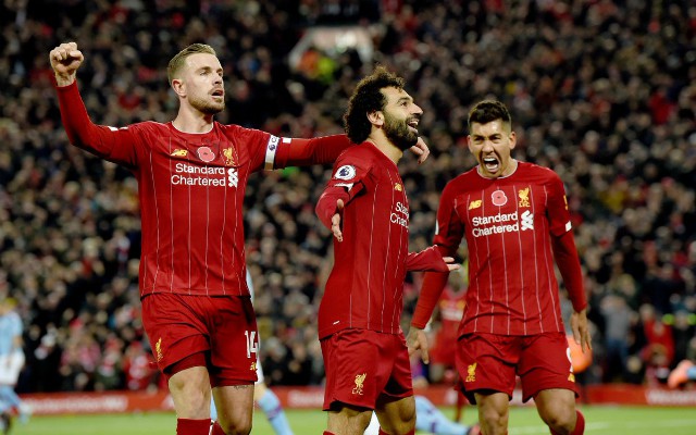 henderson salah firmino liverpool