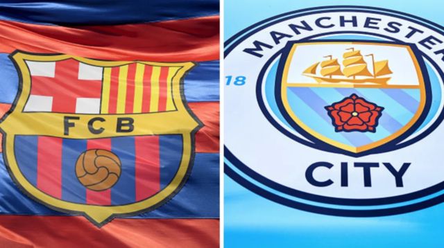 barcelona man city